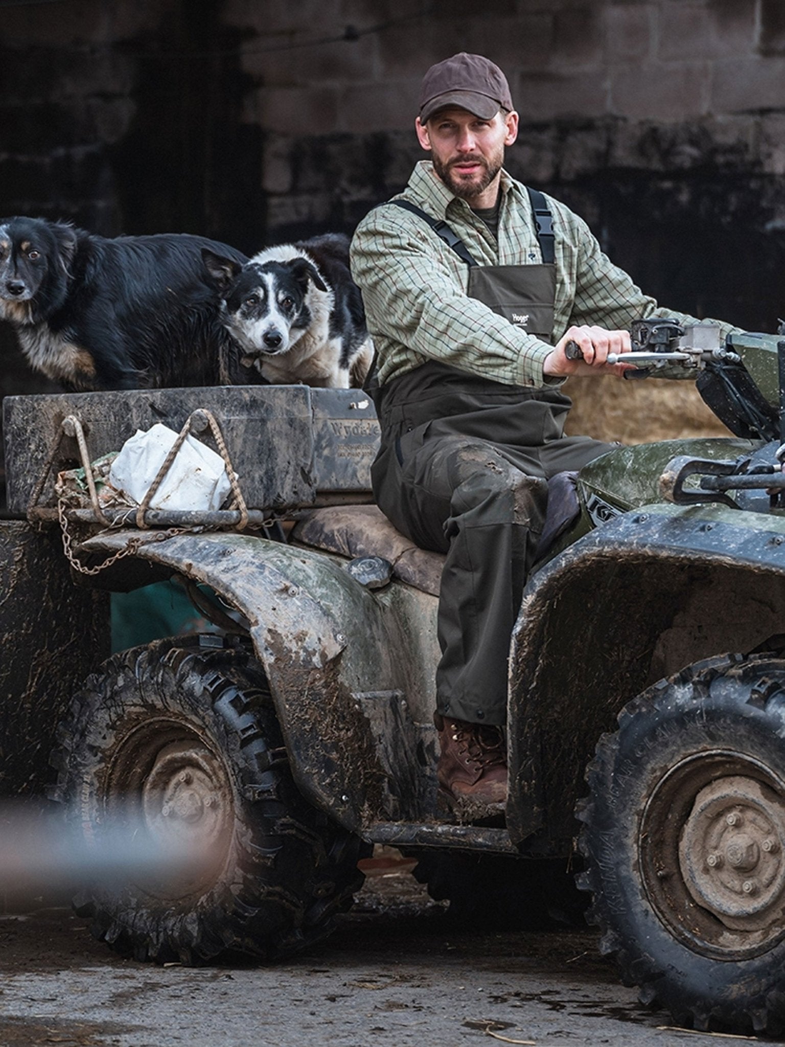 Hoggs of Fife Green King II Waterproof Bib & Brace - Ripstop reinforced EN343 rated 3:3 Hoggs of Fife