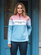 Hoggs of Fife Hoggs of Fife - Ladies 1/4 Zip Pullover / Jumper /Sweater - Dumfries Knitwear