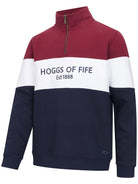 Hoggs of Fife Hoggs of Fife - Mens 1/4 Zip Pullover / Jumper /Sweater - Dumfries Knitwear
