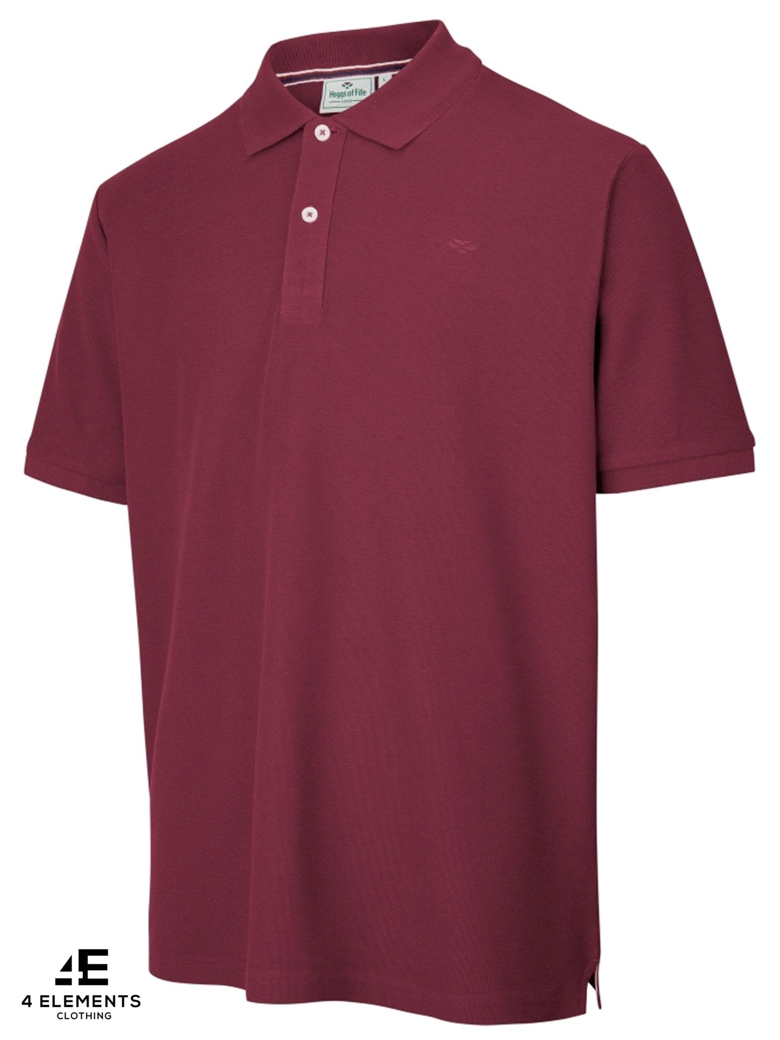 Hoggs of Fife Hoggs of Fife - Largs Pique Polo Shirt T - Shirt