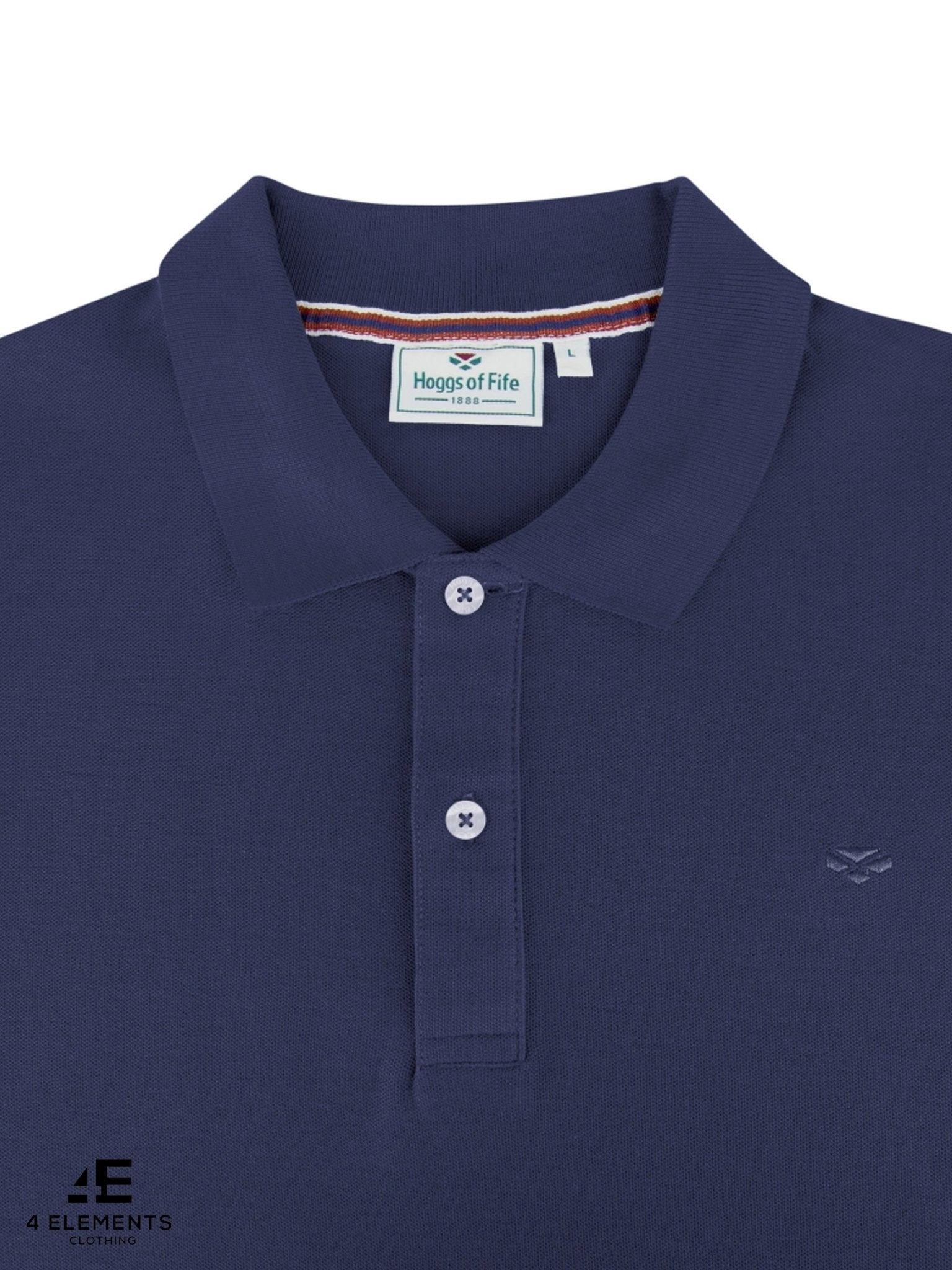 Hoggs of Fife Hoggs of Fife - Largs Pique Polo Shirt T - Shirt