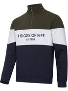 Hoggs of Fife Hoggs of Fife - Mens 1/4 Zip Pullover / Jumper /Sweater - Dumfries Knitwear