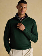 Joules - Alistair 1/4 Zip Mens Sweatshirt - 1/4 Zip / Pullover - 100% Cotton Joules