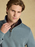 Joules Alistair Men’s 1/4 Zip Cotton Sweatshirt / Pullover jumper Joules Knitwear