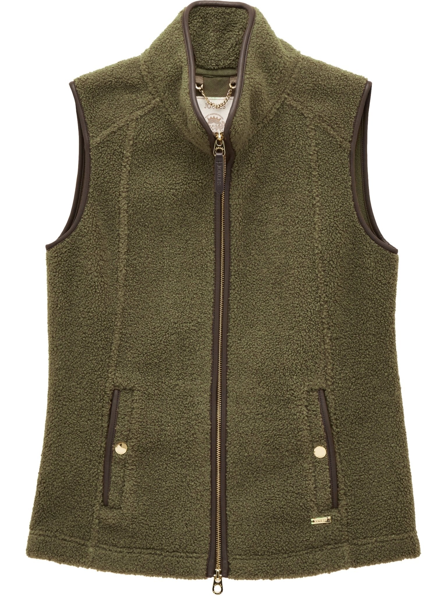 Joules Borg Heritage Fleece Womens Gilet - Ladies waistcoat / bodywarmer Joules