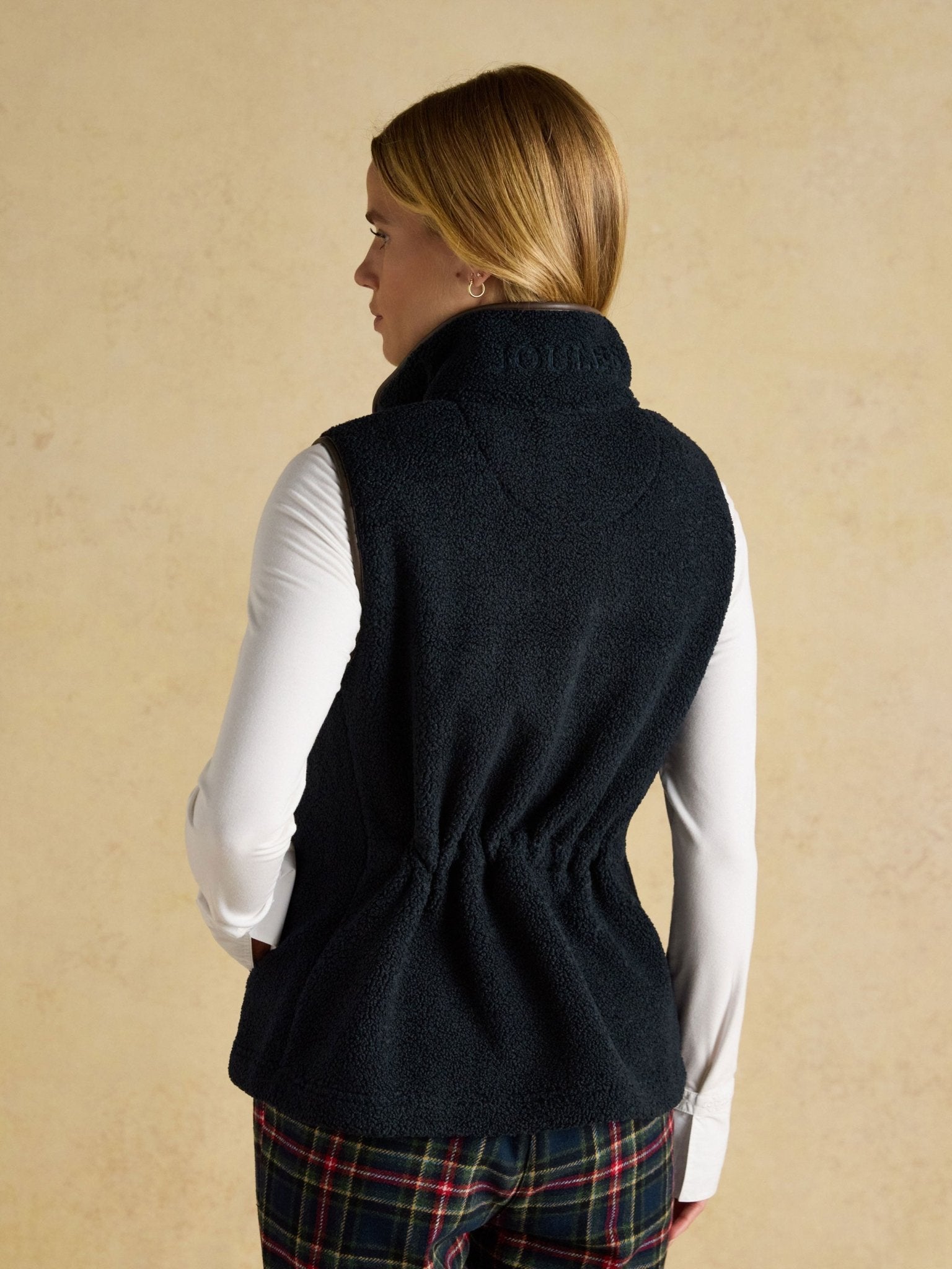 Joules Borg Heritage Fleece Womens Gilet - Ladies waistcoat / bodywarmer Joules