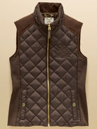 Joules Braemar Luxe Ladies Gilet Showerproof Quilted waistcoat Joules Fleece & Gilet