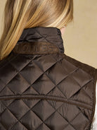 Joules Braemar Luxe Ladies Gilet Showerproof Quilted waistcoat Joules Fleece & Gilet