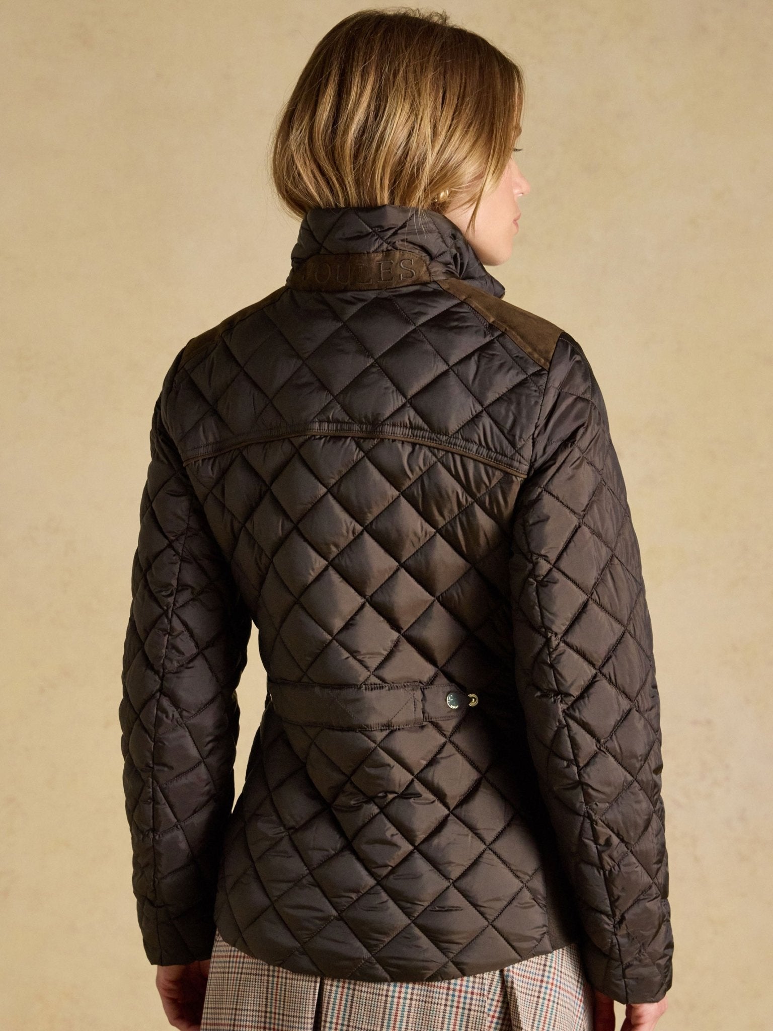 Joules Braemar Luxe Showerproof Ladies Jacket / Quilted Country coat Joules Outerwear