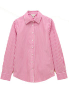 Joules Classic Poplin Shirt for ladies – Womens Long Sleeve Cotton Button-Up blouse Joules Shirt