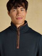 Joules Herringbone Quarter Zip Sweatshirt mens jumper / pullover Joules Knitwear