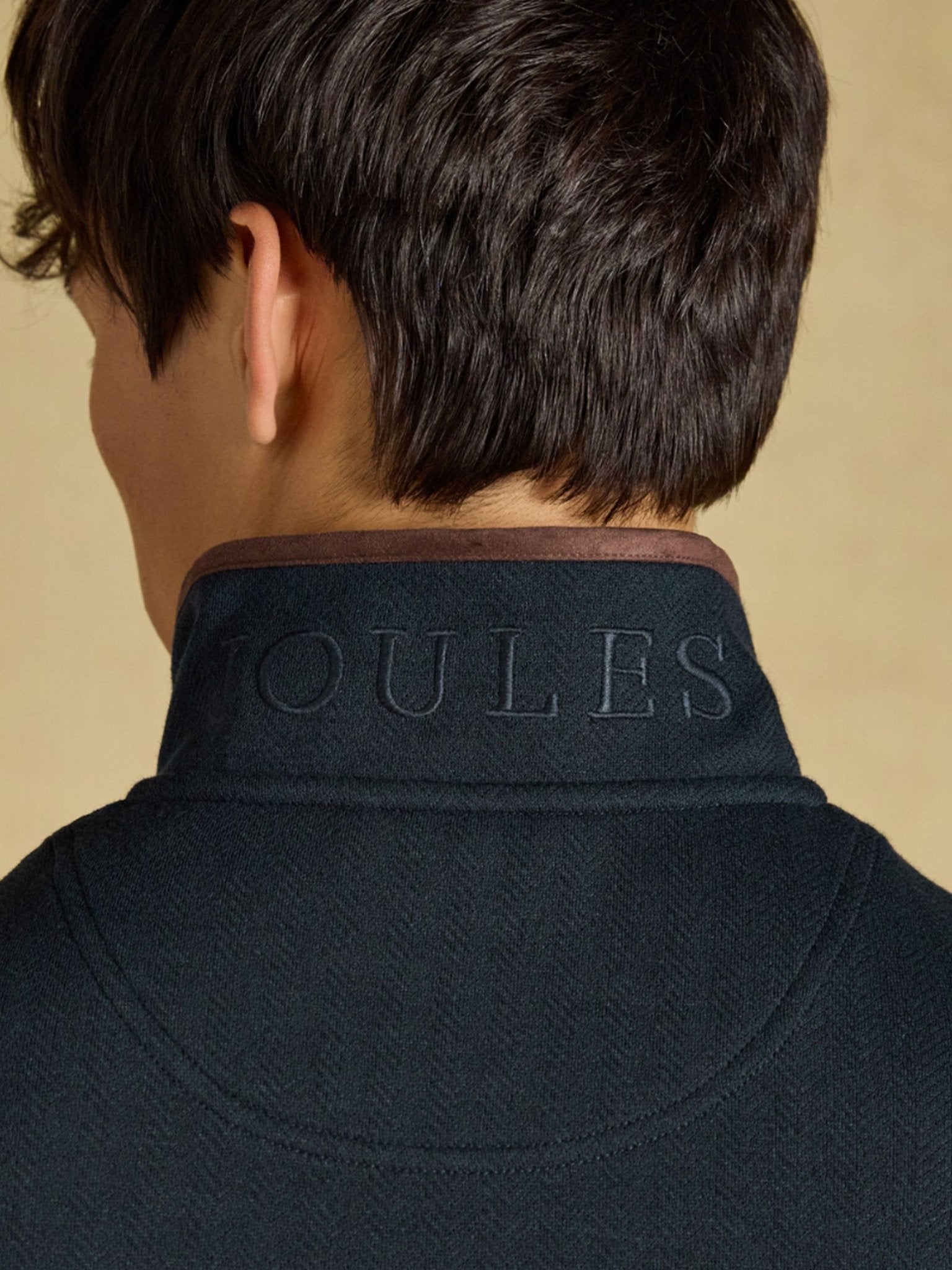 Joules Herringbone Quarter Zip Sweatshirt mens jumper / pullover Joules Knitwear