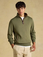 Joules Herringbone Quarter Zip Sweatshirt mens jumper / pullover Joules Knitwear