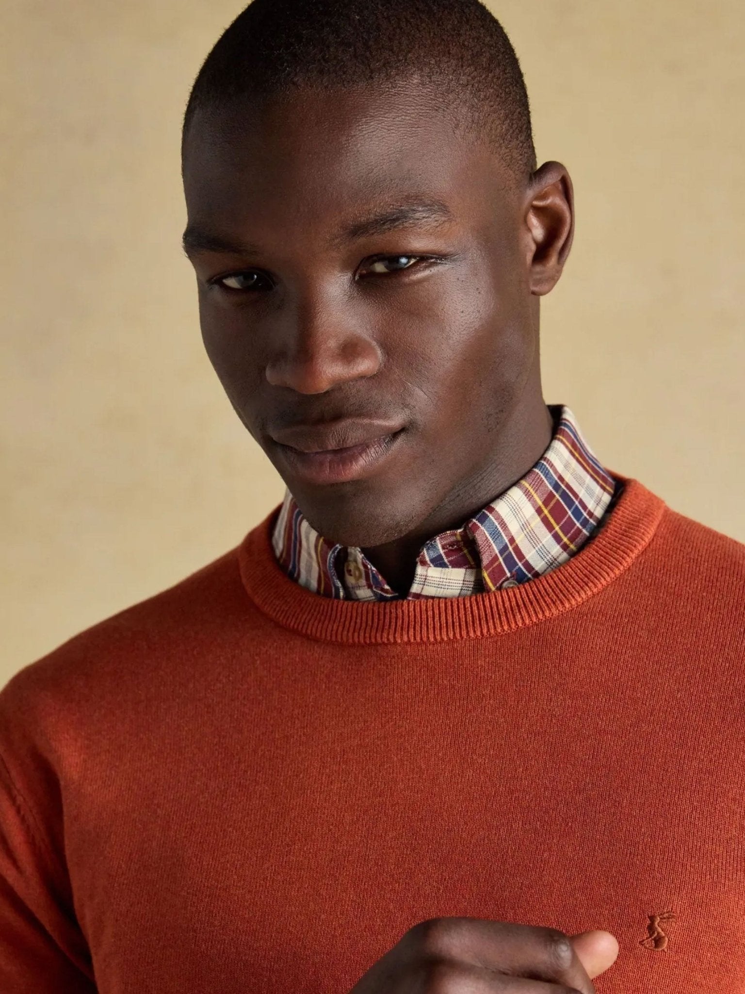 Joules Hillside Men’s Crew Neck Cotton Jumper Joules Knitwear