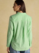 Joules Ida Ladies Cotton Shirt Long Sleeve Button-Down Smart Casual Blouse with Curved Hem Joules Shirt