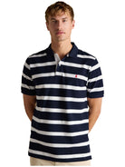 Joules - Joules Filbert Striped Cotton Pique Polo Shirt / Mens Polo Shirt Joules