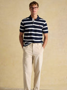 Joules - Joules Filbert Striped Cotton Pique Polo Shirt / Mens Polo Shirt Joules
