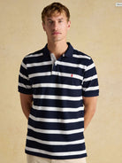 Joules - Joules Filbert Striped Cotton Pique Polo Shirt / Mens Polo Shirt Joules