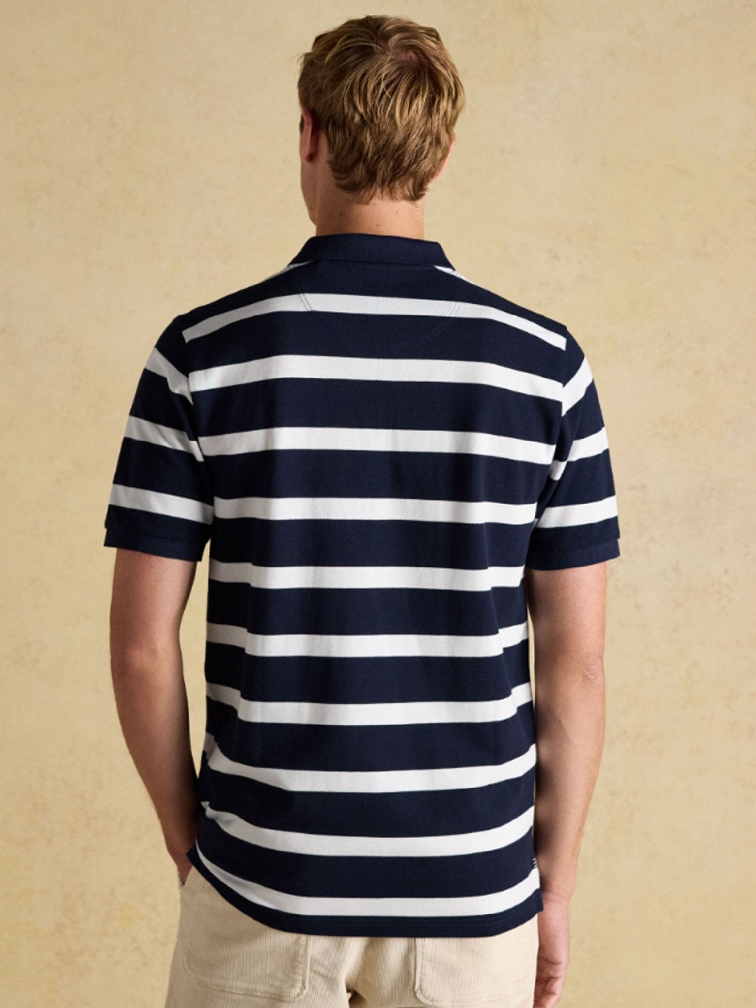 Joules - Joules Filbert Striped Cotton Pique Polo Shirt / Mens Polo Shirt Joules