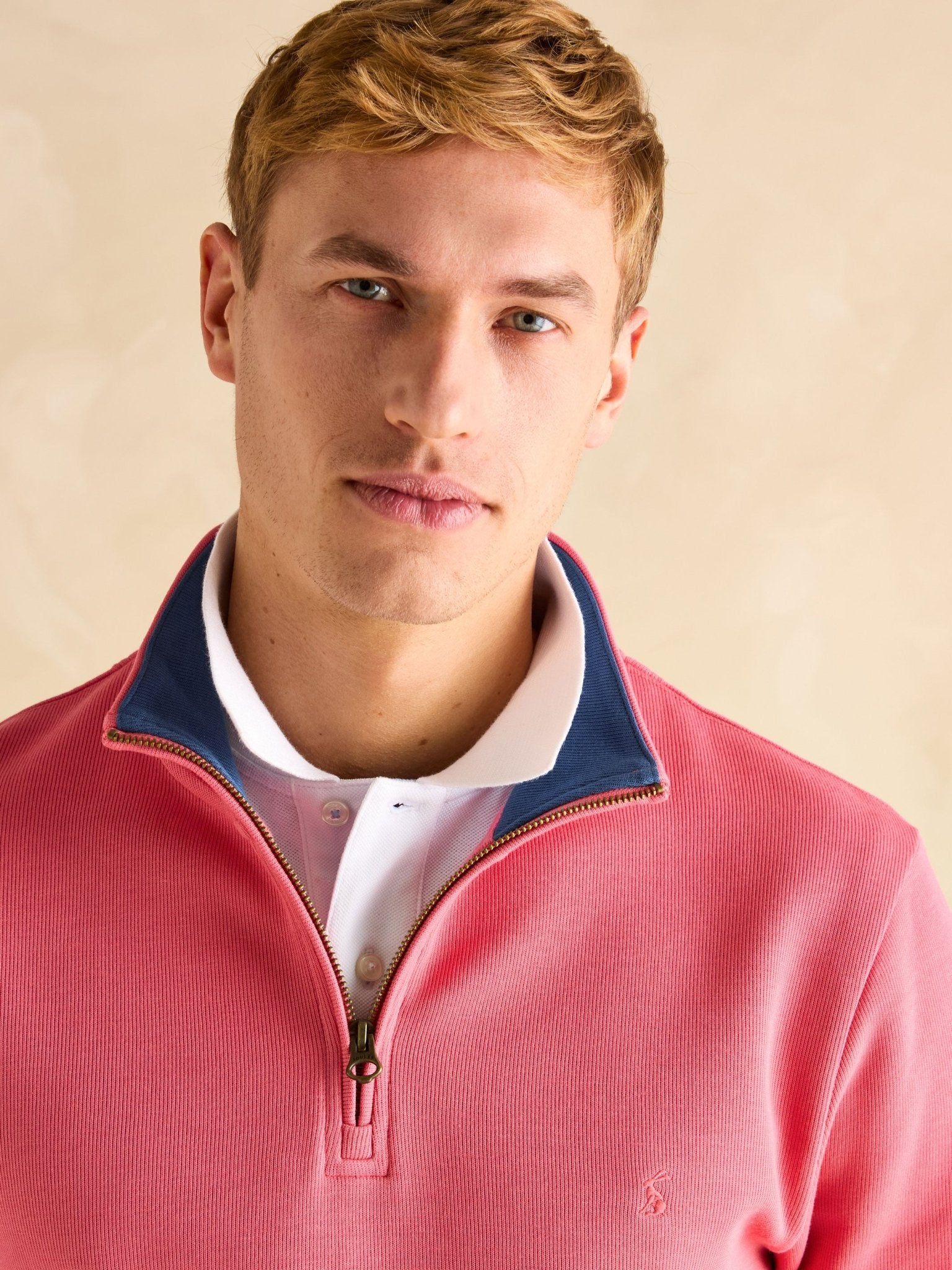 Joules Joules - Joules Alistair 1/4 Zip Mens Sweatshirt - 1/4 Zip / Pullover - 100% Cotton Knitwear