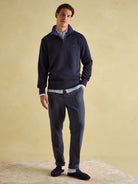 Joules Joules - Joules Alistair 1/4 Zip Mens Sweatshirt - 1/4 Zip / Pullover - 100% Cotton Knitwear