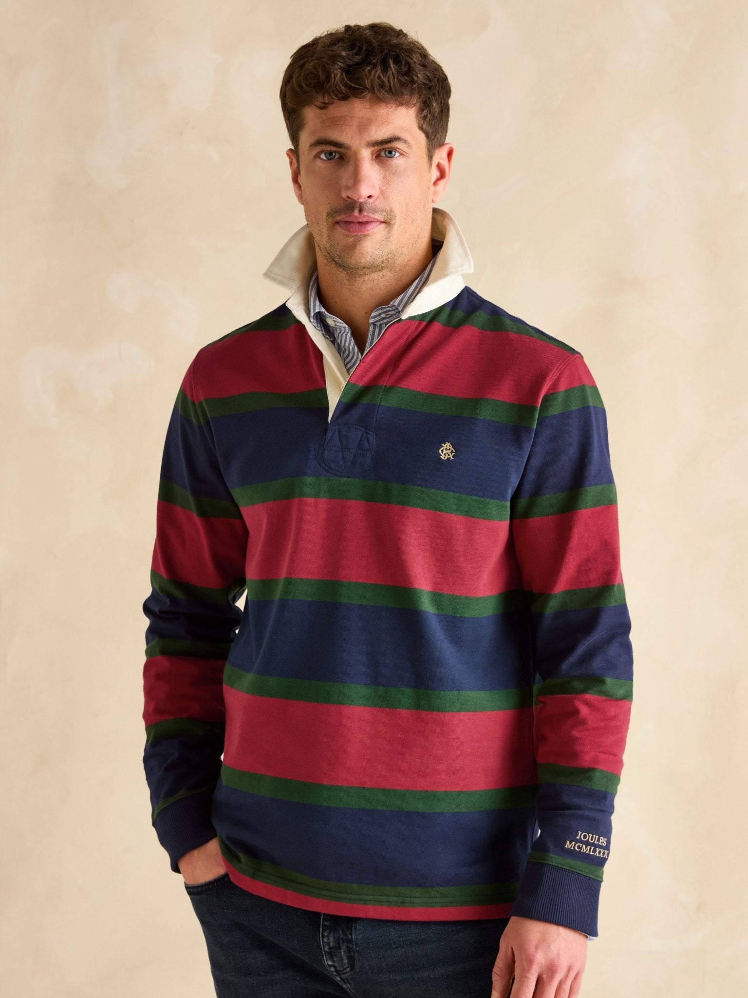 Joules Joules - Joules Mens Onside Rugby shirt / long sleeve Rugby shirt - Mens Shirt