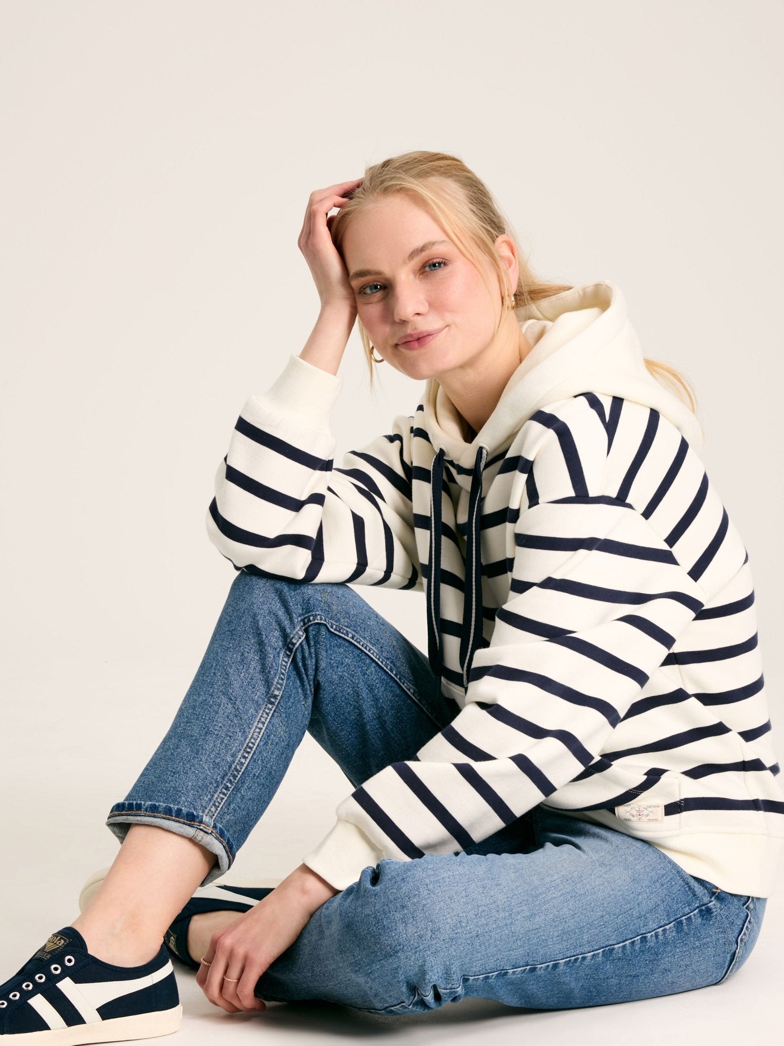 Joules Joules - Joules Milbourne Striped Hoodie / Ladies Sweater & Jumper