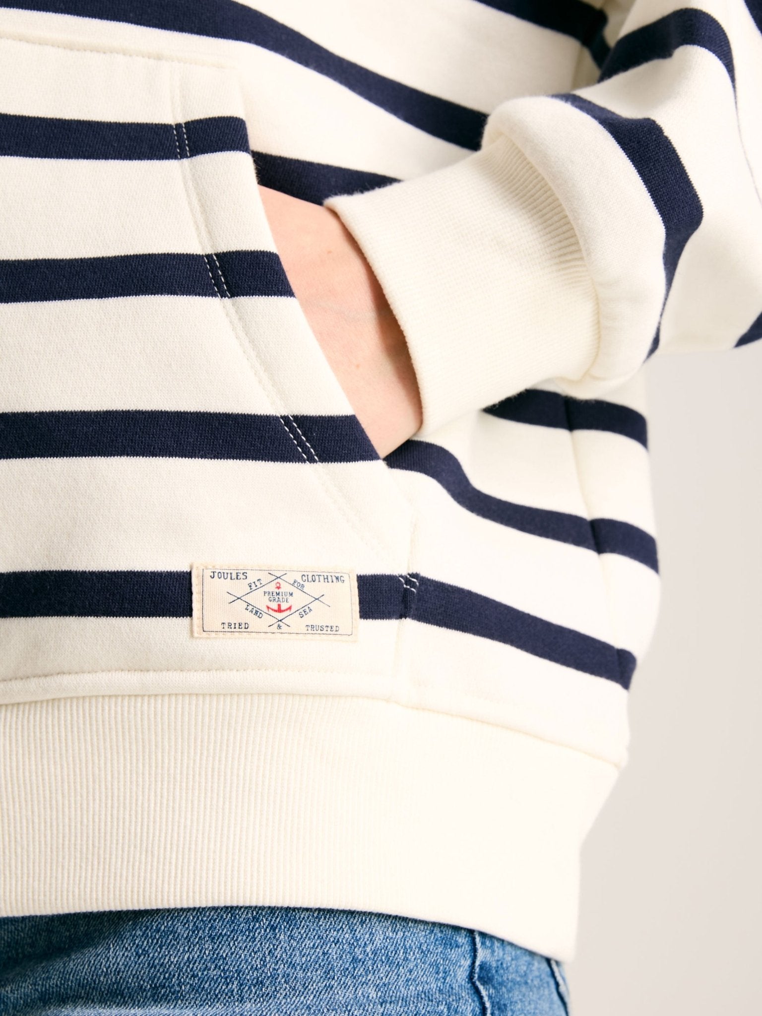 Joules Joules - Joules Milbourne Striped Hoodie / Ladies Sweater & Jumper