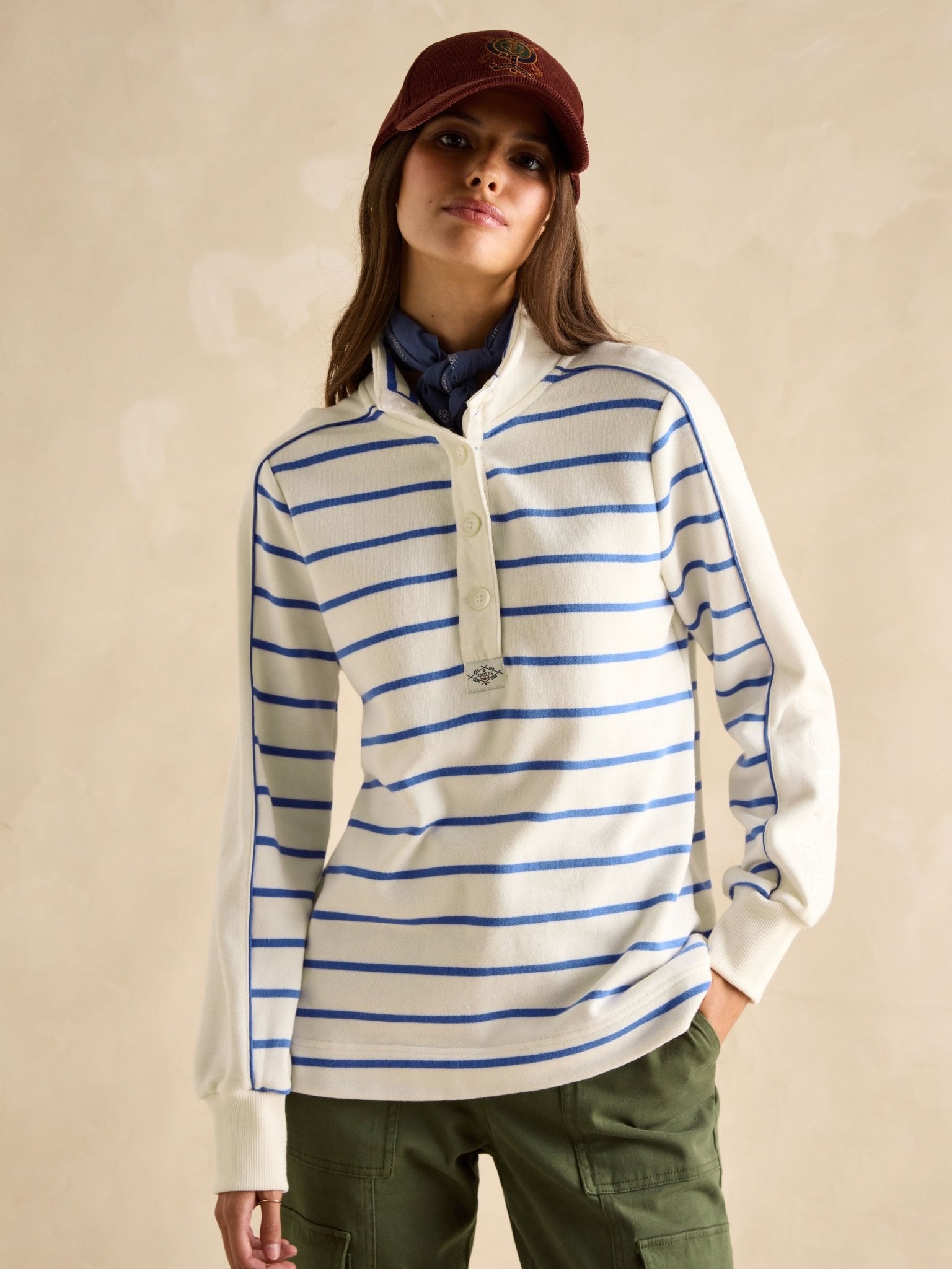 Joules Joules - Joules Southwold Stripe ladies Sweatshirt / womens Sweater & Jumper