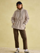 Joules Joules - Joules Thurlston Neutral Borg Fleece / Ladies Fleece Jumper