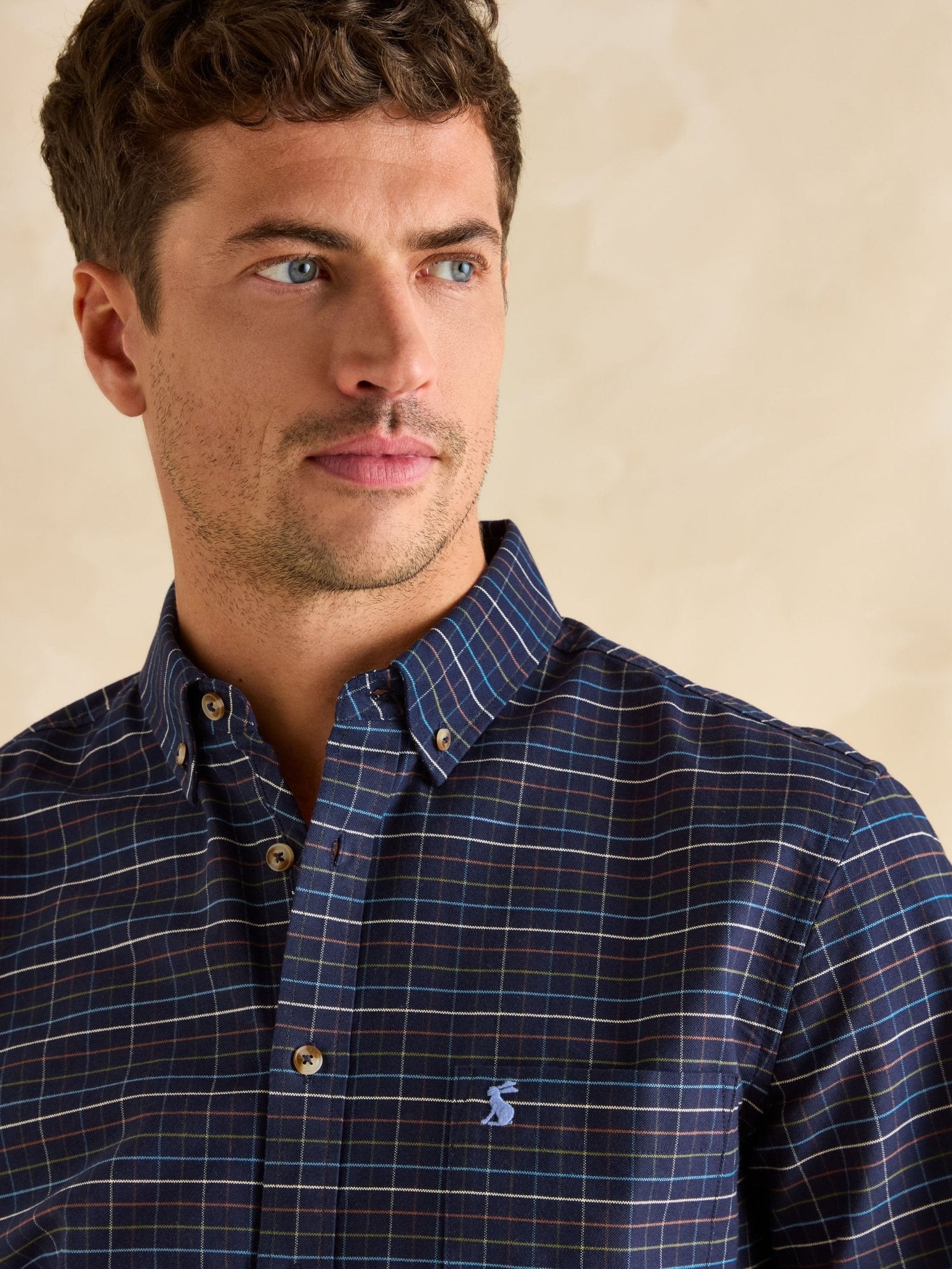 Joules - Joules Welford Mens Shirt - Cotton Long Sleeve Check Shirt Joules Shirt