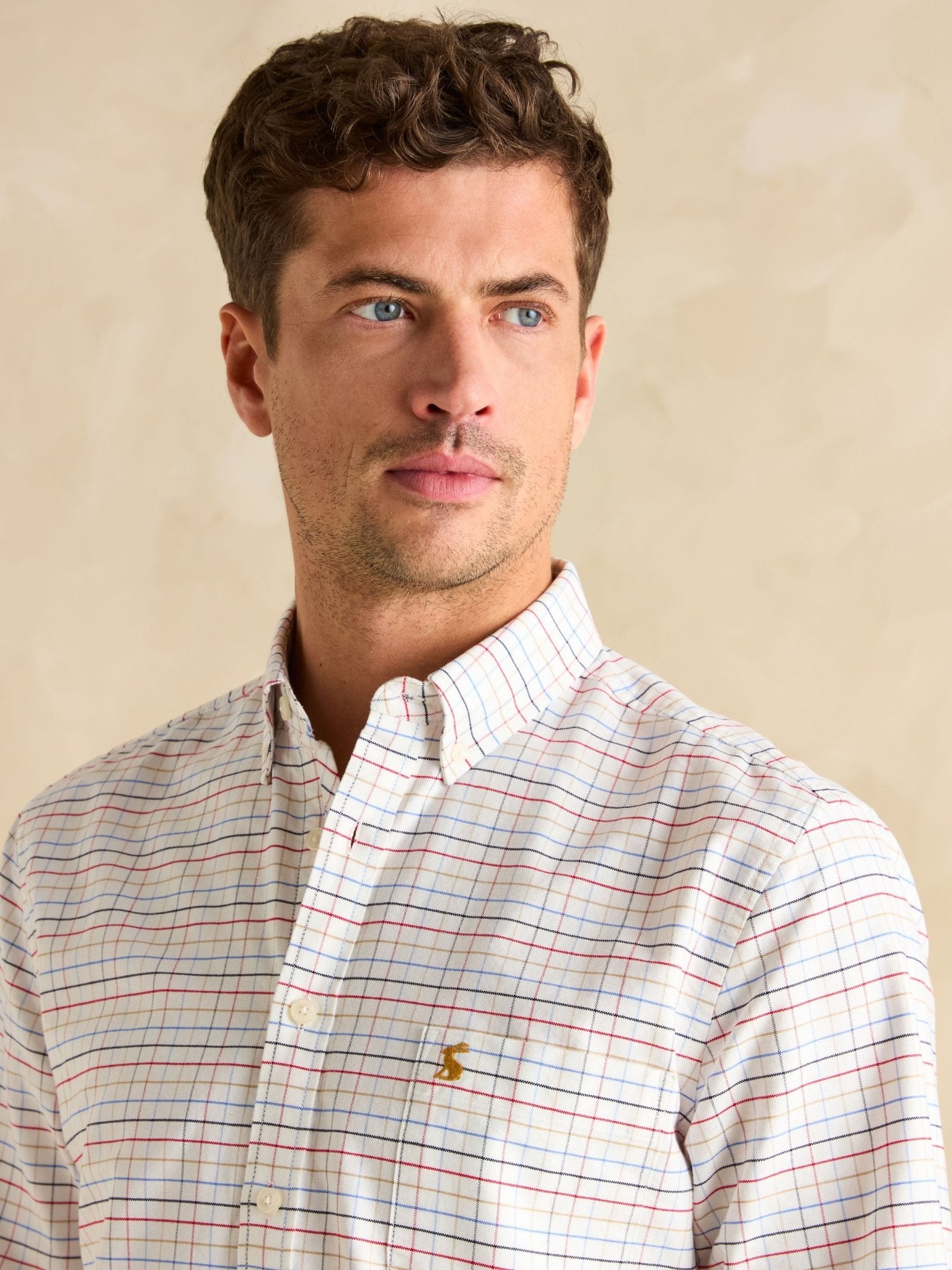 Joules Joules - Joules Welford Mens Shirt - Cotton Long Sleeve Check Shirt