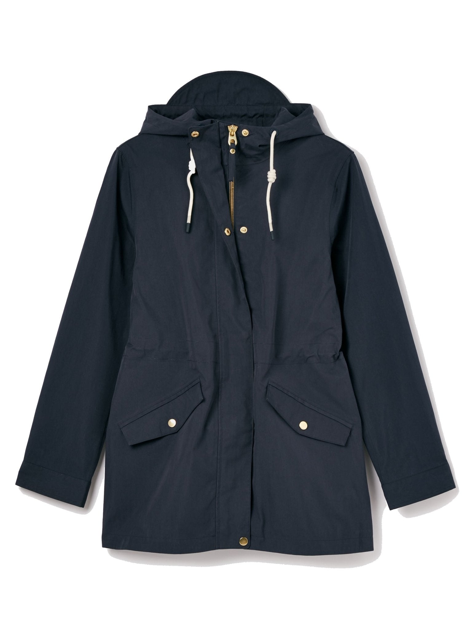 Joules Joules - Joules Womens Portwell Waterproof Raincoat With Hood - Ladies Outerwear