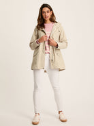 Joules Joules - Joules Womens Portwell Waterproof Raincoat With Hood - Ladies Outerwear