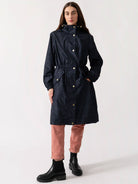 Joules - Joules Womens Holkham Waterproof Packable Raincoat With Hood - Ladies Joules