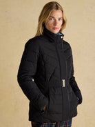 Joules - Ladies Aspen Showerproof Padded womens Coat with Faux Fur removable Hood Joules