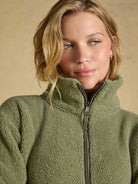 Joules Ladies Cropped Quarter Zip Fleece Jumper | Ladies Pullover Joules Fleece & Gilet