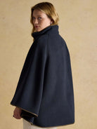 Joules - Ladies Heritage Longline cape / Womens country fleece cape Joules