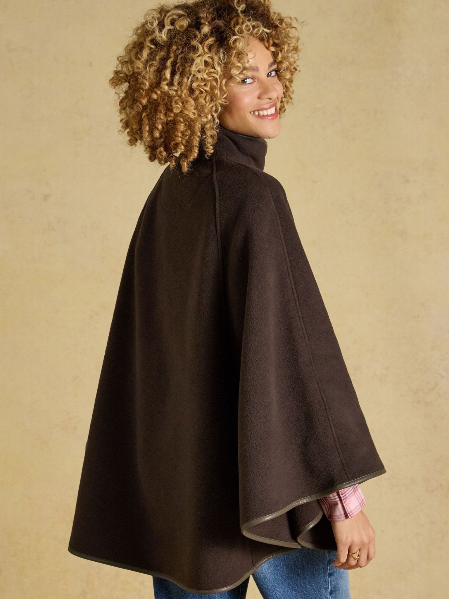 Joules Ladies Heritage Longline Fleece Cape – Women’s Country Cape Joules Outerwear