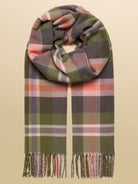 Joules Langtree Ladies Scarf Check / Tartan - Machine washable Joules Ladies Headwear