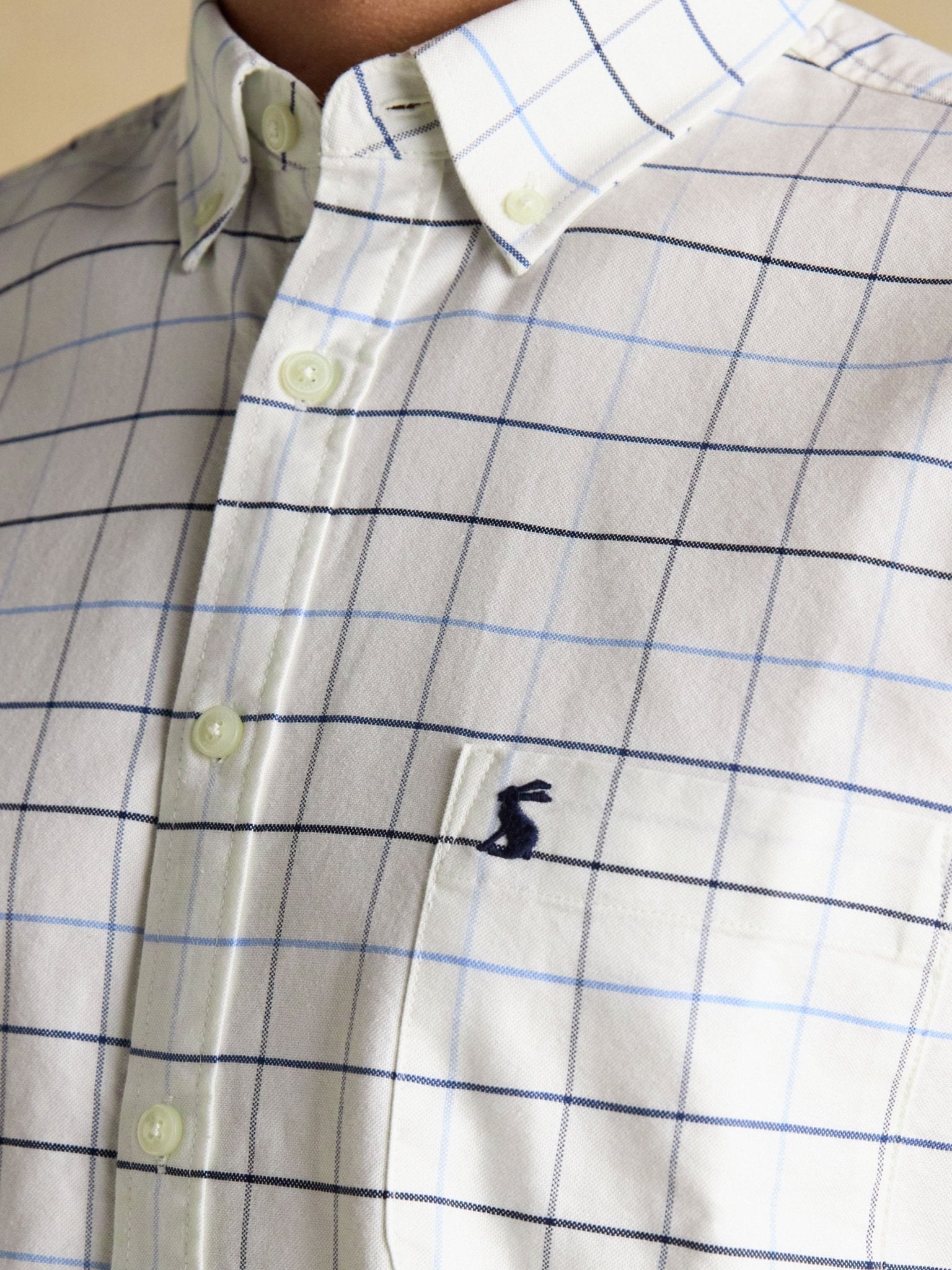 Joules Mens Classic Oxford Check Long Sleeve shirt, 100% Cotton Joules Shirt