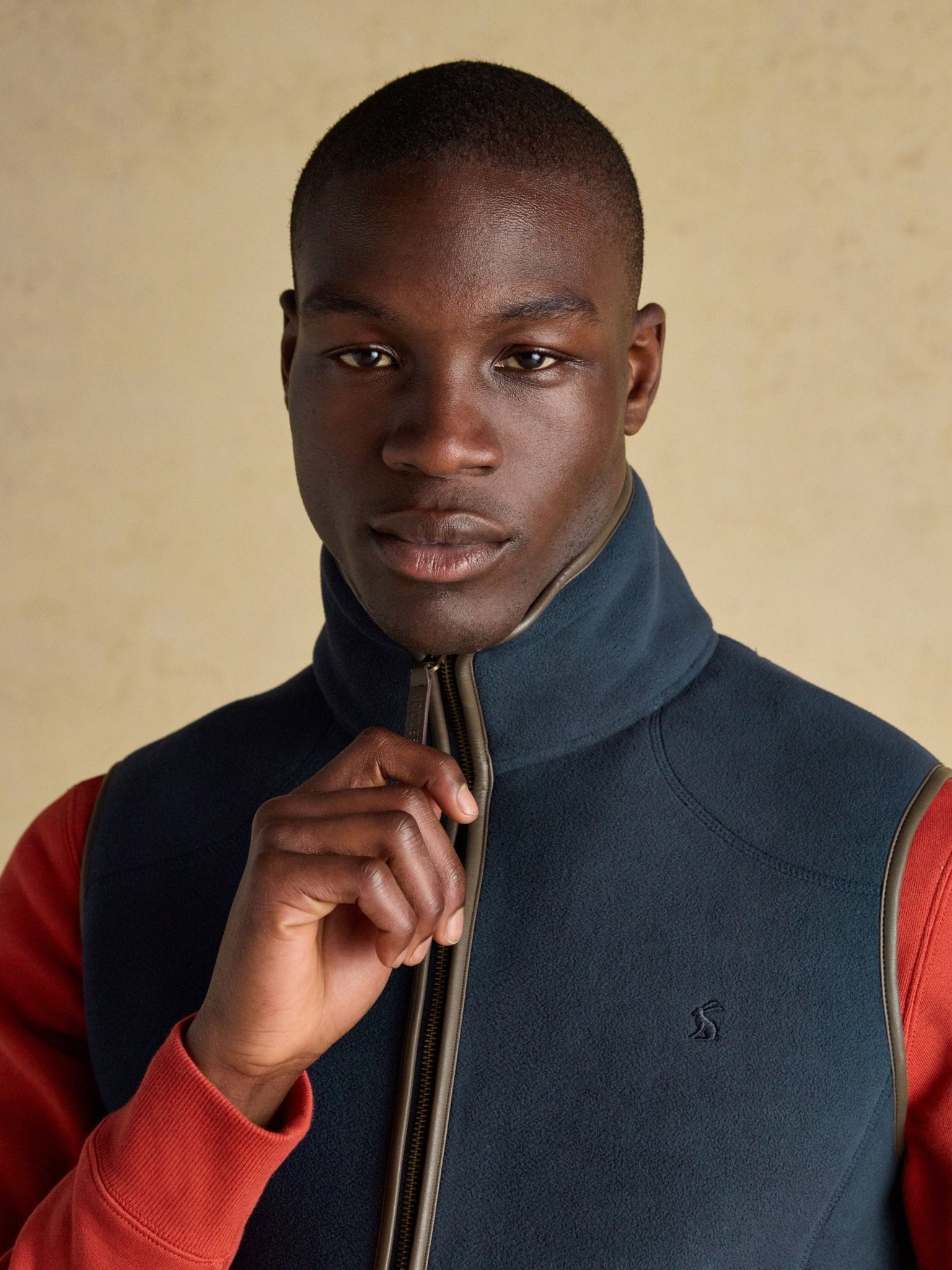 Joules Mens Heritage Fleece Gilet / Mans Full zip fleece waistcoat / vest Joules