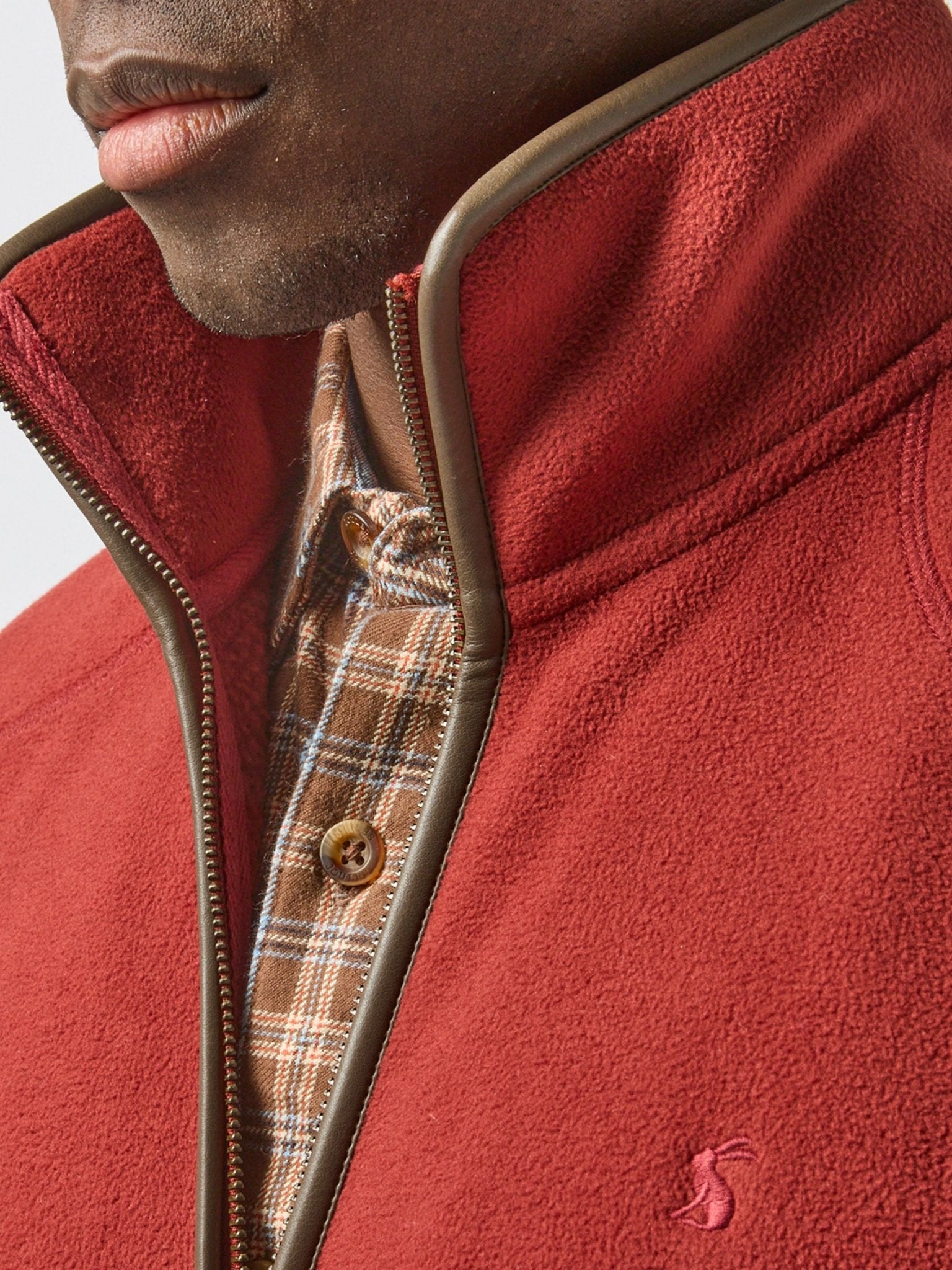 Joules Mens Heritage Fleece Gilet / Mans Full zip fleece waistcoat / vest Joules Fleece & Gilet