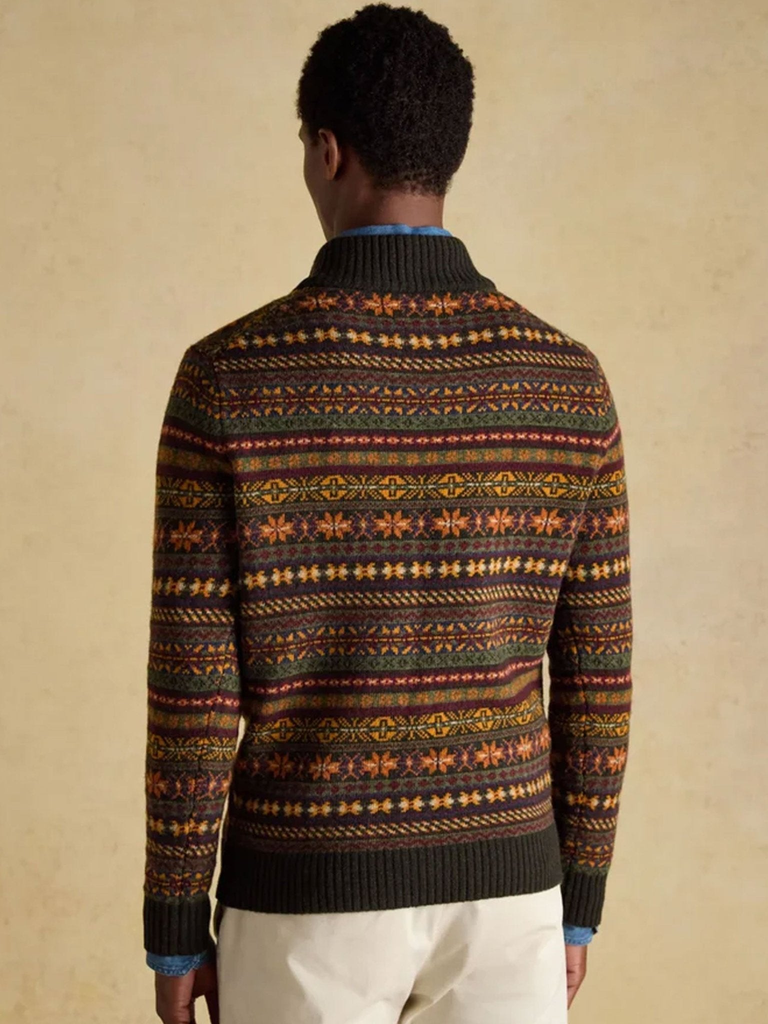 Joules - Milligan Mens Jumper - 1/4 Zip / Pullover / Sweater - 80% Wool Joules