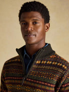 Joules - Milligan Mens Jumper - 1/4 Zip / Pullover / Sweater - 80% Wool Joules