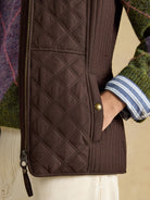 Joules Minx Ladies Quilted Gilet / Showerproof womens waistcoat & bodywarmer Joules Fleece & Gilet
