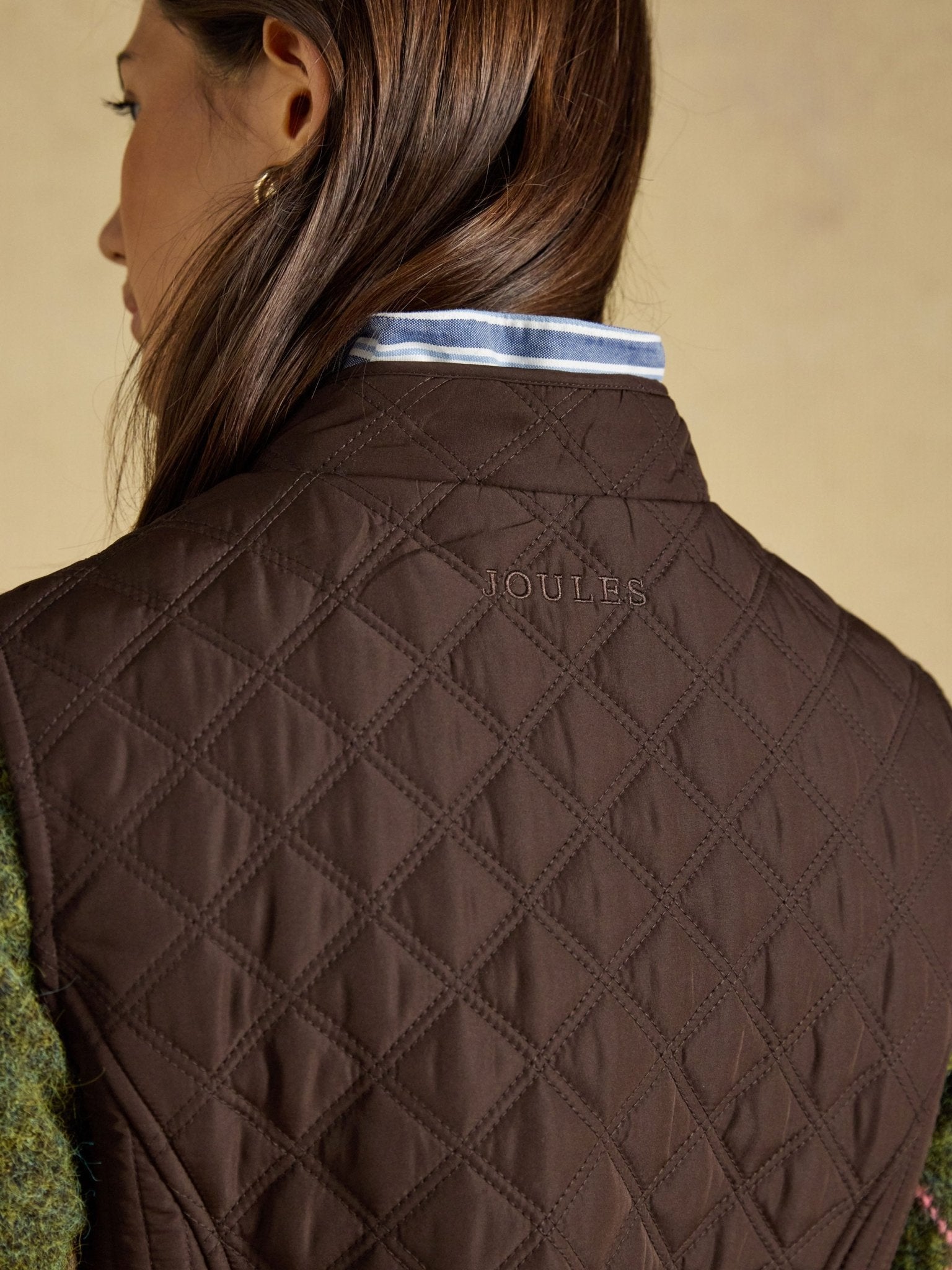 Joules Minx Ladies Quilted Gilet / Showerproof womens waistcoat & bodywarmer Joules Fleece & Gilet