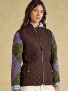 Joules Minx Ladies Quilted Gilet / Showerproof womens waistcoat & bodywarmer Joules Fleece & Gilet