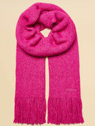 Joules Rosa Oatmeal Knitted Scarf – Soft Fringed Winter Wrap Joules Ladies Headwear