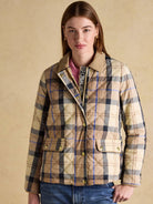 Joules Womens Harrogate Jacket / Ladies showerproof quilted barn jacket Joules Outerwear
